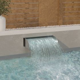 Waterfall Silver Stainless Steel 304 Medium Decorative Inlays
