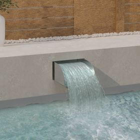 Waterfall Silver Stainless steel 304 Medium Durable Waterfall